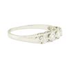 Image 1 : 0.30 ctw Diamond Ring - 14KT White Gold