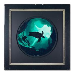 Turtle Reef Silhouette by Wyland Original