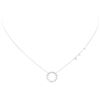 Image 2 : 0.85 ctw Diamond Necklace - 14KT White Gold