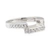 Image 1 : 0.35 ctw Diamond Ring - 14KT White Gold