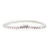 Image 2 : 2.05 ctw Diamond S Style Tennis Bracelet" - 14KT White Gold"