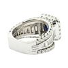 Image 3 : 3.62 ctw Round Brilliant Cut Diamond And Diamond Ring - 18KT White Gold