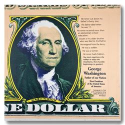 George Washington, Father of Our Nation by Steve Kaufman (1960-2010)