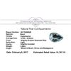 Image 2 : 4.59 ct.Natural Pear Cut Aquamarine