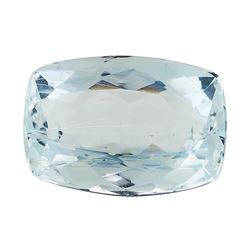 3.50 ct.Natural Rectangle Cushion Cut Aquamarine