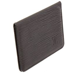 Louis Vuitton Black Epi Leather ID Card Holder Wallet