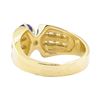 Image 3 : 1.47 ctw Blue Sapphire And Diamond Ring - 14KT Yellow Gold