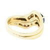 Image 3 : 1.85 ctw Blue Sapphire and Diamond Ring - 14KT Yellow Gold