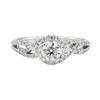 Image 2 : 0.93 ctw Diamond Ring - 14KT White Gold