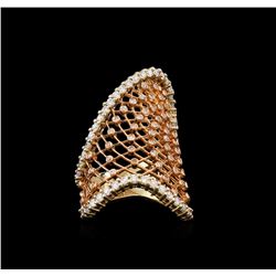14KT Two-Tone Gold 1.63 ctw Diamond Ring