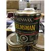 Image 2 : Minwax Indoor/Outdoor Helmsman Spar Urethane Clear Gloss Finish (946mL) Lot of 5