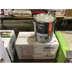 Case of ResistoAluminum Roof Coating (2 x 3L)