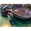 Image 3 : Lot of 14 commerical chef fry pans