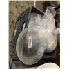 Image 1 : Crate Lot of Clear Salad service bowls