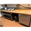 Image 1 : Stainless Steel heated butcher block work prep counter drawers and shelf. approx 12 ft long