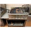 Image 1 : Vulcan 36 inch gas char broiler with stand -THE BUYER IS RESPONSIBLE FOR DISCONNECTION AND REMOVAL -