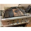 Image 2 : Vulcan 36 inch gas char broiler with stand -THE BUYER IS RESPONSIBLE FOR DISCONNECTION AND REMOVAL -