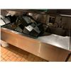 Image 2 : Stainless 8 ft cocktail sink with inserts -BUYER MUST PROFESSIONALLY DISCONNECT AND CAP