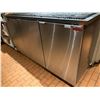 Image 1 : MKE Triple door SS back bar Beer Storage - no refrigeration -BUYER MUST PROFESSIONALLY DISCONNECT AN