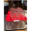 Image 1 : Lot of approx 18 vintage style glass beer mugs