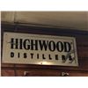 Image 1 : Bar Mounted Sign BUYER MUST REMOVE -Highwood Distillers