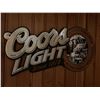 Image 1 : Bar Mounted Sign BUYER MUST REMOVE -Coors Light