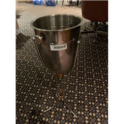 Champagne table side ice cooler