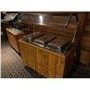 Image 2 : Triple well hot food buffett station with sneeze guard and inserts