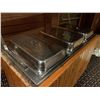 Image 3 : Triple well hot food buffett station with sneeze guard and inserts