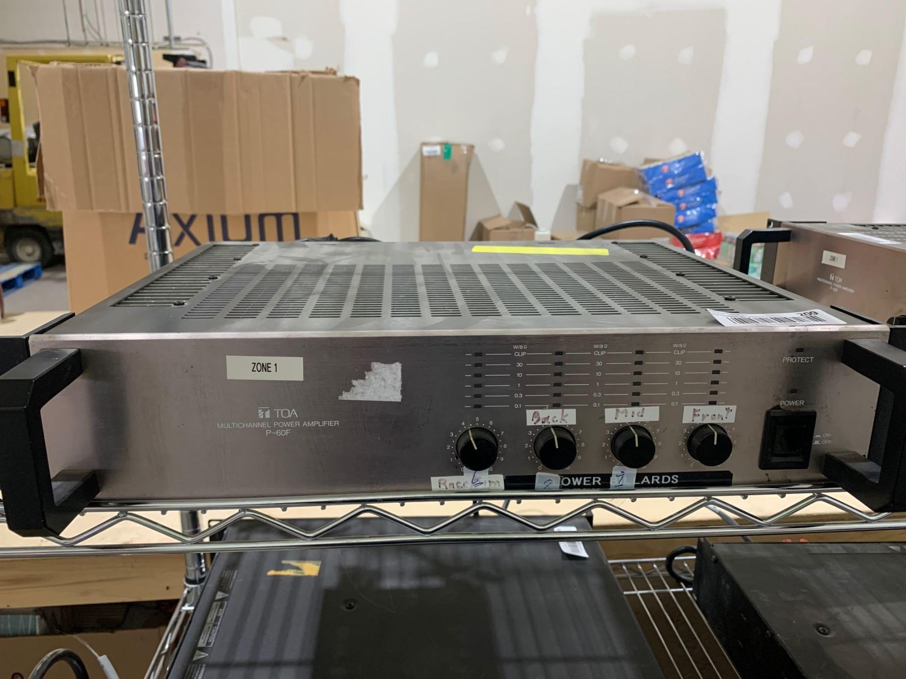 TOA Multichannel Power Amp Model p-60F