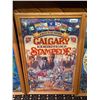 Image 1 : Framed Calgary Stampede Poster -1992