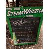 Image 1 : Steam Whistle Menu Display Sign
