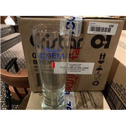 Case Lot of 12 - Michelob beer glasses