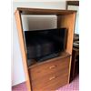 Image 3 : Motel Guest Room number: 12 includes as pictured: armoire dresser, desk with chair, luggage bench, W