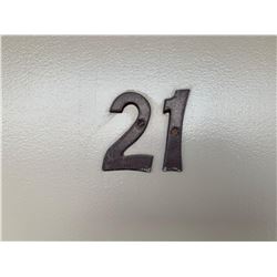 Motel Guest Room number: 21 includes as pictured: armoire dresser, desk with chair, luggage bench, W