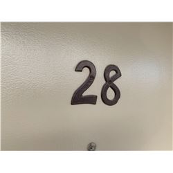 Motel Guest Room number: 28 includes as pictured: armoire dresser, desk with chair, luggage bench, W