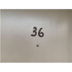 Motel Guest Room number: 36 includes as pictured: armoire dresser, desk with chair, luggage bench, W