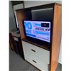 Image 3 : Motel Guest Room number: 36 includes as pictured: armoire dresser, desk with chair, luggage bench, W