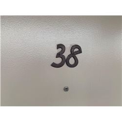 Motel Guest Room number: 38 includes as pictured: armoire dresser, desk with chair, luggage bench, W