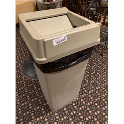Tall garbage bin