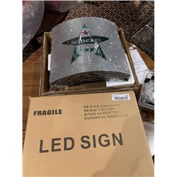 NEW heinekenLED beer sign