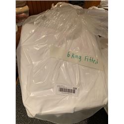 LINENS: Lot of 6 King Fitted Sheets