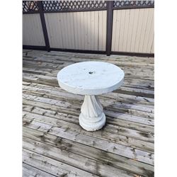 Concrete patio Table