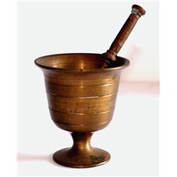 Brass Mortar & Pestle