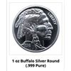 Image 3 : 1 oz Buffalo Silver Round (.999 Pure)