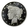 Image 1 : 1 oz Silver Round | Peace Dollar Design (.999 Pure)