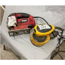 DeWalt Orbital Sander & SKIL Jigsaw