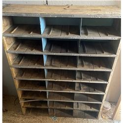 24 Hole Compartment Shop Cupboard Bin