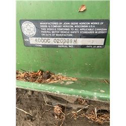 1973 John Deere 400 Snowmobile