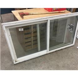 57 1/2 " X 28" PVC Window Sliding